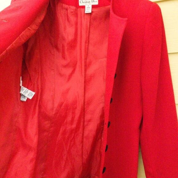 Vintage Christian Dior Blazer size 16 - Picture 6 of 8